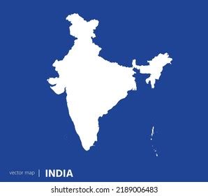 Vektor Stok High Detailed Vector Map India (Tanpa Royalti) 2189006483 | Shutterstock