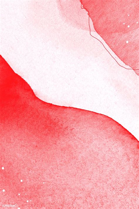 Red Watercolor Textured Background