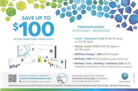 Get Up To A 200 Rebate On CooperVision Contact Lenses Sunshine ...