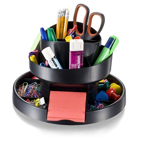 Desk Organizer Desktop Storage Pen Pencil Holder Office Supply Sorter ...