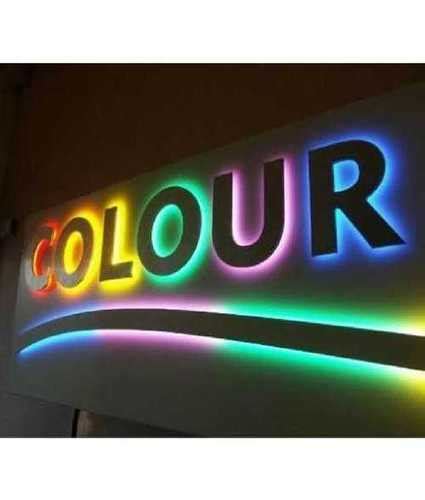 Multicolor Led Glow Sign Board at Best Price in New Delhi | Singh Sign & Design