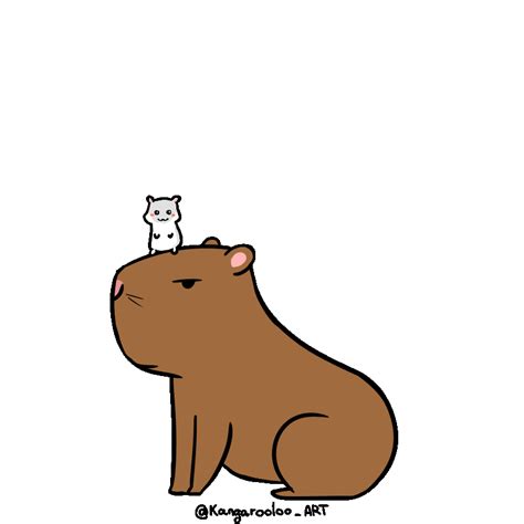 Hamster clipart capybara, Hamster capybara Transparent FREE for ...