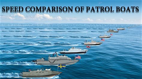 Speed Comparison of 12 Fastest Patrol Boats in the World - YouTube