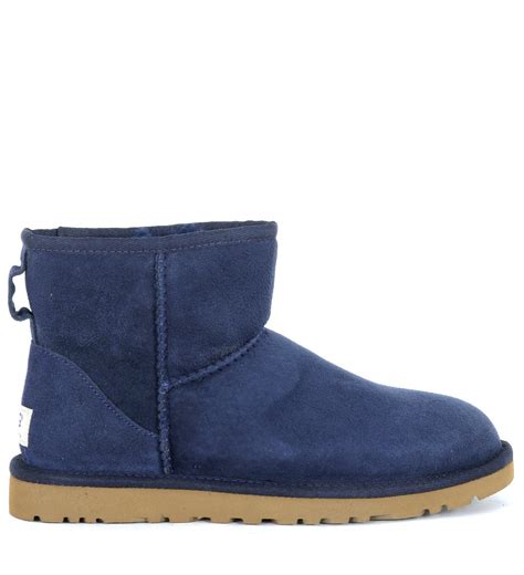 Ugg Mini Classic Blue Navy Boots in Blue (BLU) | Lyst