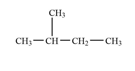 Draw a structural formula for 2-methylbutane . | Quizlet