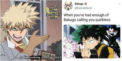 Mi Academia de Héroes: 10 divertidísimos memes de Deku y Bakugo que son muy graciosos | Cultture