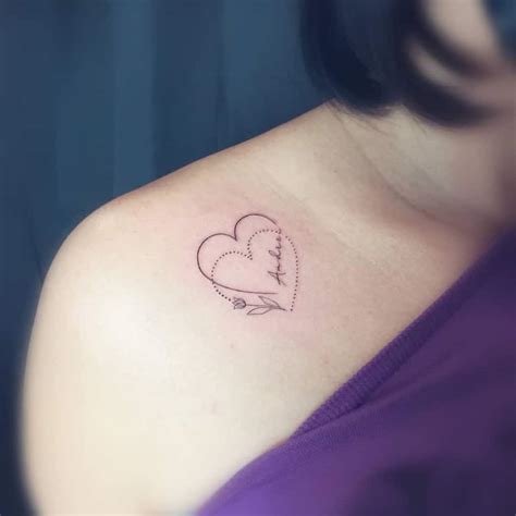 31+ Small Heart Tattoos For Ladies - LyndseyRuana