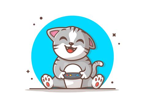 Cat Gaming 🎮🐱 by catalyst on Dribbble