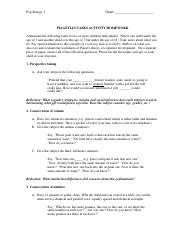 ch10 Piaget activity.pdf - Psychology 1 Name PIAGETIAN TASKS ACTIVITY ...