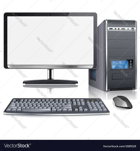 Modern computer Royalty Free Vector Image - VectorStock