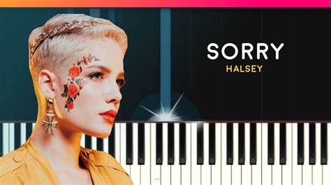 Halsey - "Sorry" Piano Tutorial - Chords - How To Play - Cover - YouTube