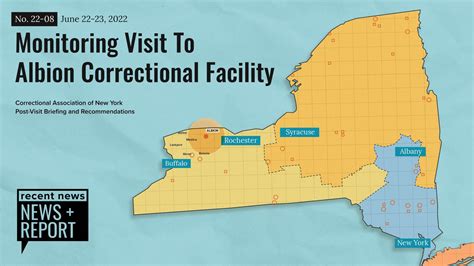 Correctional Association of New York Releases Report from Monitoring at Albion Correctional ...