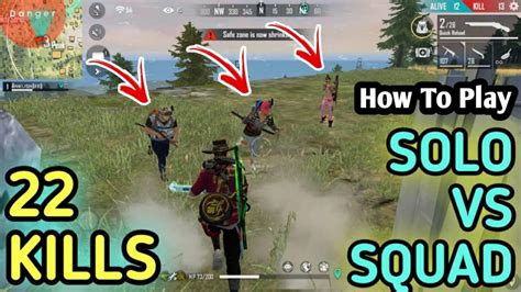 How to play Solo Vs Squad in free fire - POINTOFGAMER