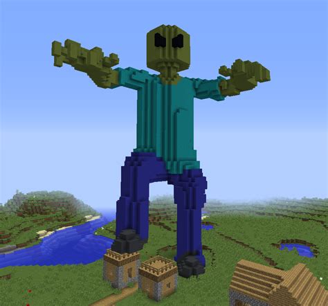 Giant Zombie Build : r/Minecraft