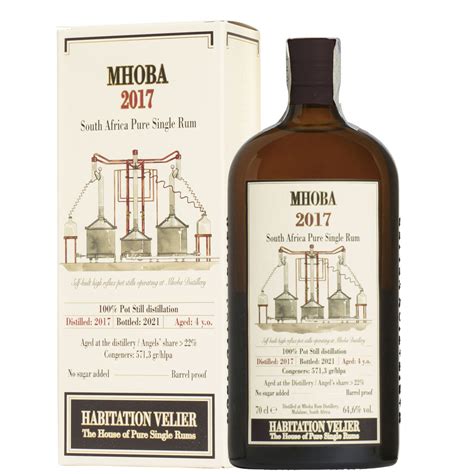 South Africa Pure Single Rum 2017 - Mhoba Distillery (0.7l)