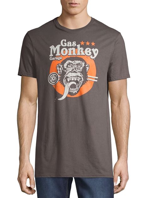 Gas Monkey Vintage-Inspired Men's and Big Men's Graphic T-shirt - Walmart.com