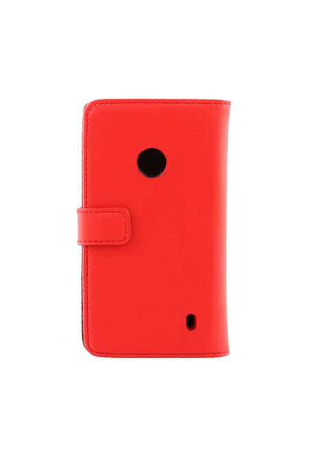 Nokia Lumia 520 Insmat Red Flip Case