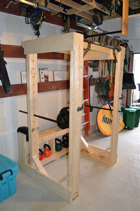 Power rack Home Made Gym, Diy Home Gym, Garage Gym, Diy Garage, Squat ...