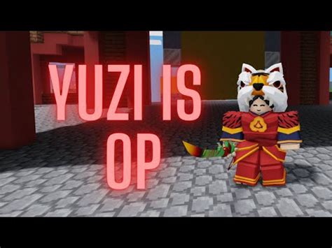 NEW YUZI KIT SHOWCASE (ROBLOX BEDWARS) 🐯 - YouTube