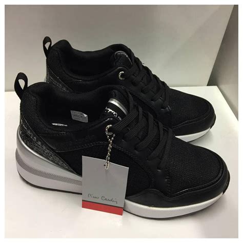 Pierre Cardin Sneakers Black Cloth Nylon Leatherette ref.301944 - Joli ...