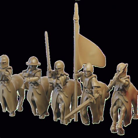 3D Printable Centaur Miniatures (32mm, modular) by Juhász Gergely