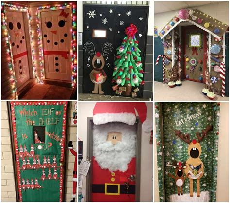 7 Festive Christmas Winter Classroom Door Ideas