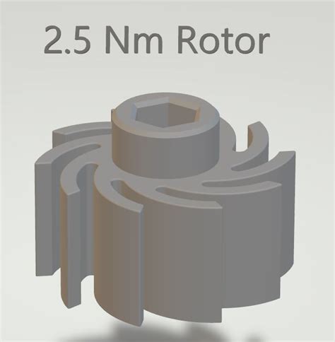 Nozzle torque wrench (2.5Nm rotor) by DMT_ZA | Download free STL model ...