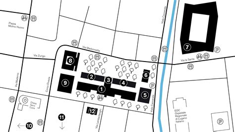 Lugano Campus: map, access, facilities | USI Desk