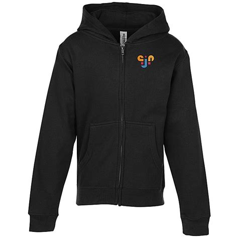 4imprint.com: Independent Trading Co. Midweight Full-Zip Hoodie - Youth ...