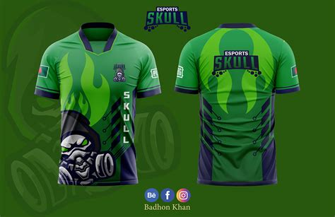 ESPORTS SKULL Logo & Jersey Design :: Behance