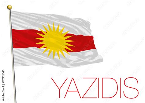 yazidis flag Stock Vector | Adobe Stock