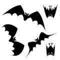 Image of bat at dusk | CreepyHalloweenImages