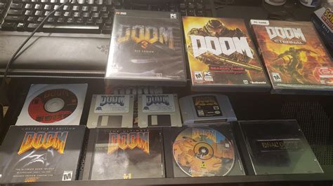 My Doom Collection (doom ps1 is on its way) : r/Doom