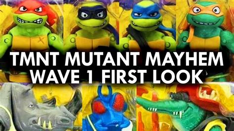 First Look TMNT Mutant Mayhem Figures Bebop, Rocksteady, Leatherhead - Splinter, Super Fly – Playeur