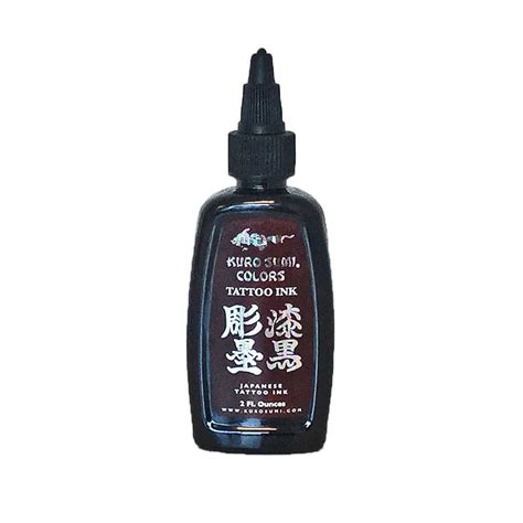 Kuro Sumi Double Tribal black tattoo ink in either 1 or 2 oz bottle.