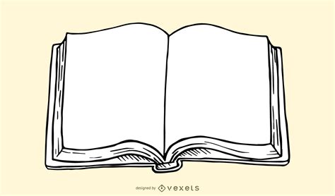 Open Book Illustration Vector Download