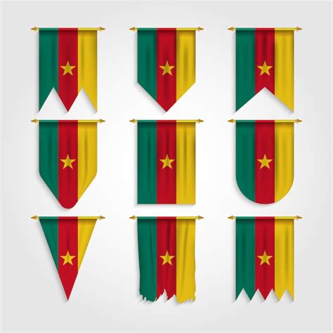 Drapeau du Cameroun sous différentes formes, drapeau du Cameroun sous ...