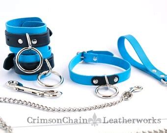 Collar leash set | Etsy