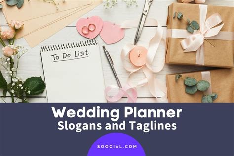 409 Wedding Planner Slogans and Taglines To Woo Success - Soocial