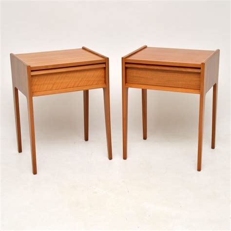 Pair of 1960's Vintage Walnut Bedside Tables by Younger - Retrospective ...