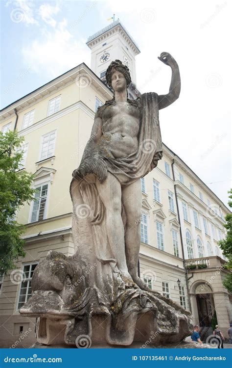 Amphitrite Statue At Agde Centre, Herault, France Editorial Image ...