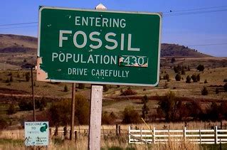 Fossil, Oregon | Entering the tiny town of Fossil, Oregon ...