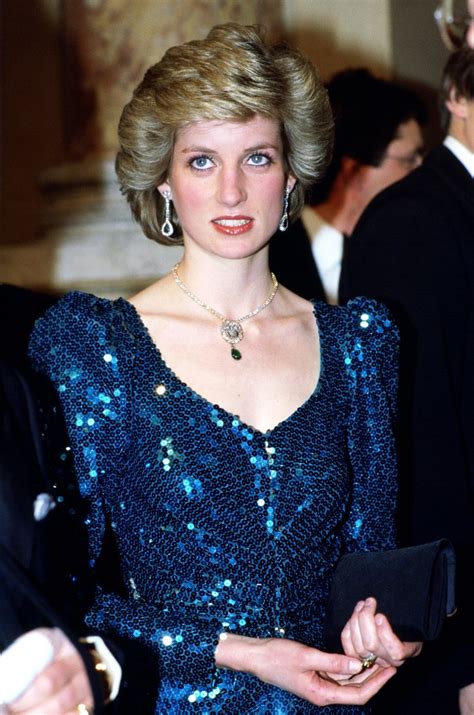 Princess Diana's Blue Sequined Dress Up for Auction