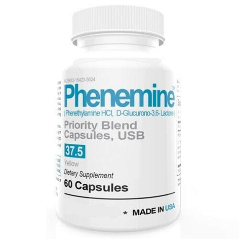 1 BOTTLE PHENEMINE 37.5 P SUPPRESS APPETITE SUPPRESSANT SLIMMING DIET PILLS 375 P : buypetcentral