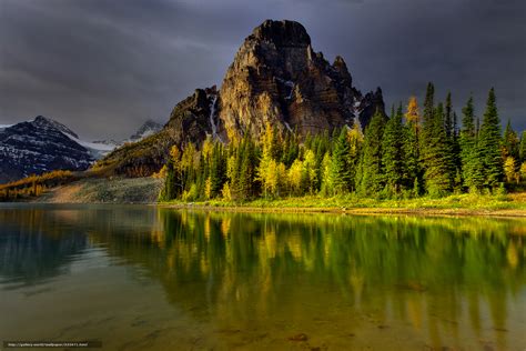 scaricare gli sfondi larice prima luce - mt assiniboine parco provinciale, bc, Canada Sfondi ...