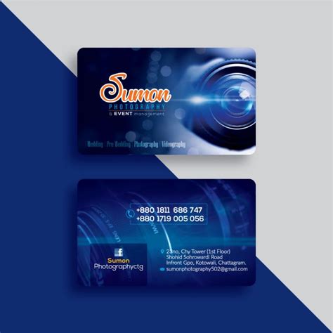 Creative Photography Business Card Design – FreeGrapixFile.com