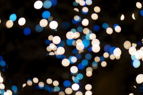 Free picture: illuminated lights, blurred light, night