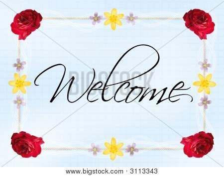 Welcome Card Image & Photo (Free Trial) | Bigstock