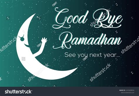 End Ramadan Greeting Card Template Islamic Stock Vector (Royalty Free ...