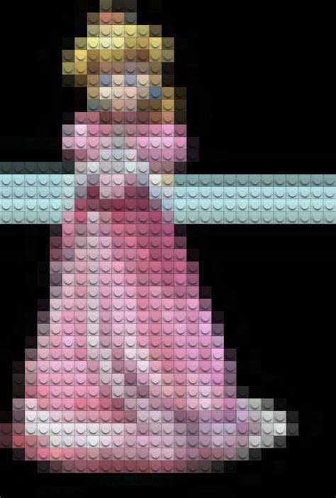 Lego Peach by besthpfan on DeviantArt